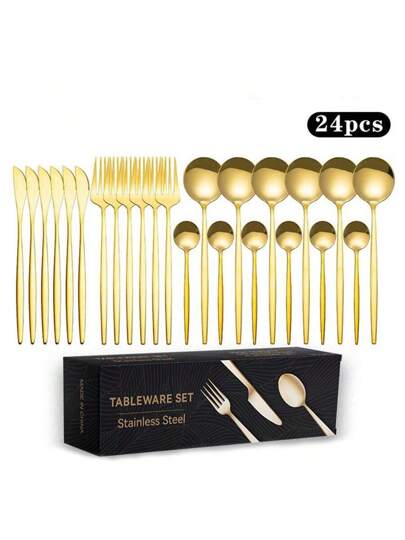 24Pc Spoon Set