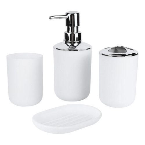 4pc Ceramic Bathroom Set