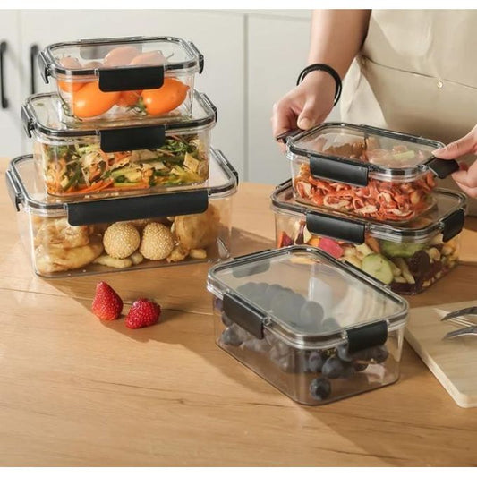 3pc acrylic food storage containers