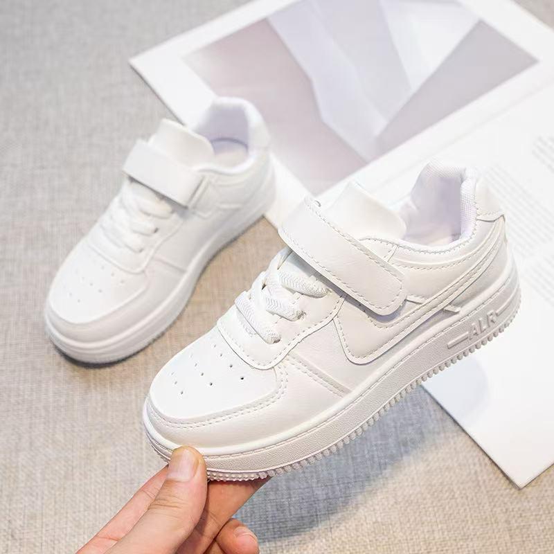 Kids white sneakers