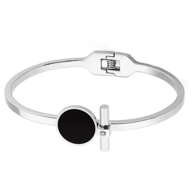 Black Enamel Bracelet