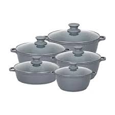 10pc Marble cooking pots